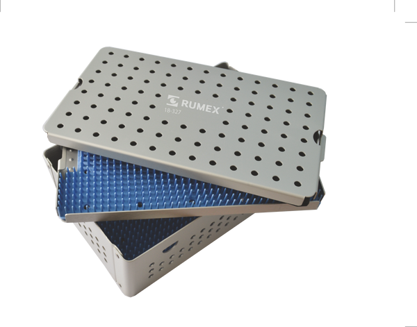 Aluminum Sterilization Tray with Silicone Mat