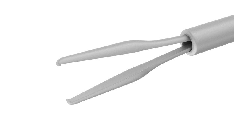 End-Gripping Vitreoretinal Forceps with Nail-Shaped Jaws