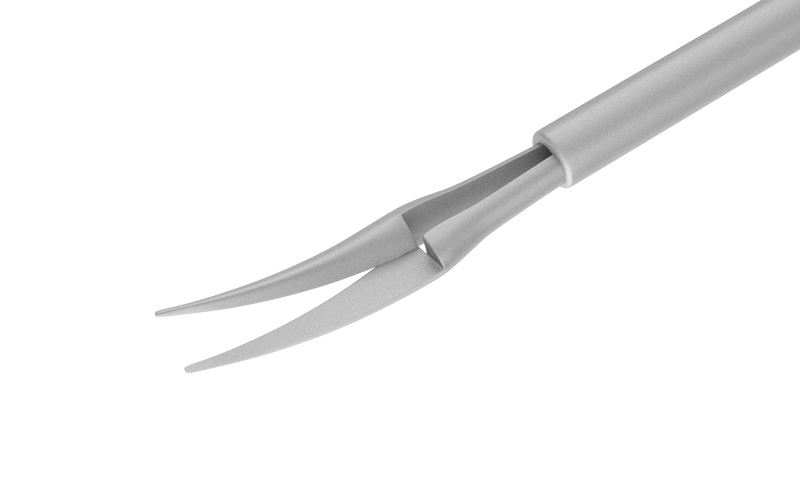 Curved Subretinal Scissors