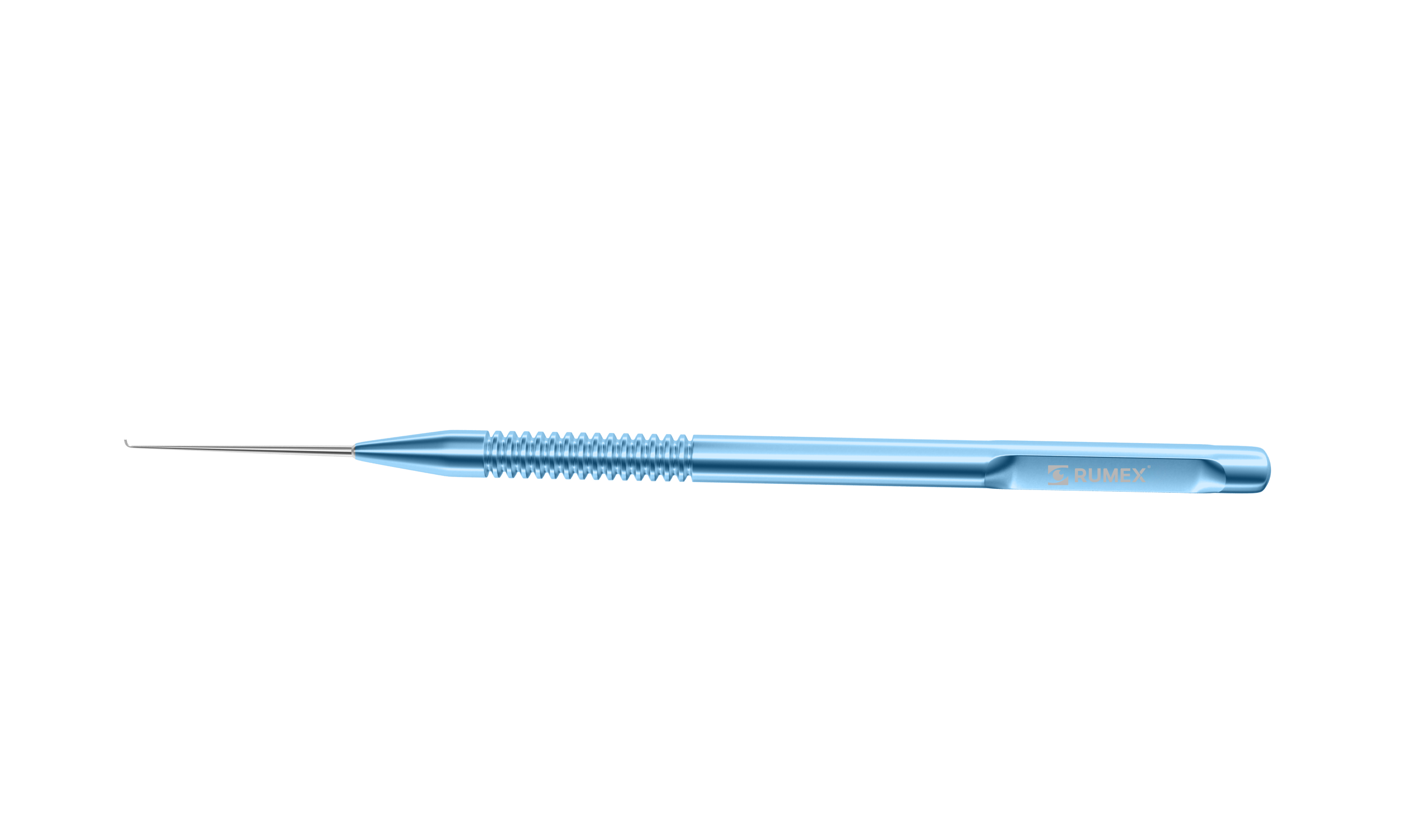 663R 10-035 Elevator for ICRS Implantation, Straight Shaft, Length 123 mm, Round Titanium Handle