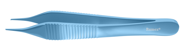 999R 4-0741T Adson Fixation Forceps, 0.50 mm, 1x2 Teeth, Length 124 mm, Titanium