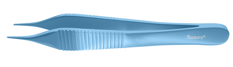 999R 4-0741T Adson Fixation Forceps, 0.50 mm, 1x2 Teeth, Length 124 mm, Titanium