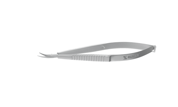 999R 11-0101S Castroviejo Corneal Scissors, Right, Curved, Blunt Tips, 7.00 mm Blades, Length 100 mm, Stainless Steel