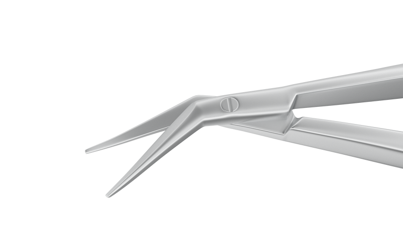 999R 11-0241S Castroviejo Corneal Section Scissors, Left, 11.50 mm Blades, Lower Blade 0.50 mm Longer, Length 106 mm, Stainless Steel