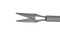 359R 11-03741 Side-Port Capsulotomy Scissors, Left, 20 Ga, with Lock, Tip Only