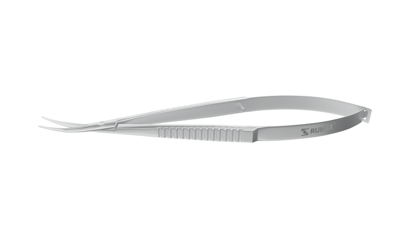039R 11-042S Westcott Curved Tenotomy Scissors, Blunt Tips, 16.00 mm Blades, Flat Handle, Length 120 mm, Stainless Steel