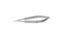 999R 11-054S Vannas Capsulotomy Scissors, Angled, Sharp Tips, 6.00 mm Blades, Flat Handle, Length 81 mm, Stainless Steel