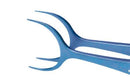 4-08011T Nevyas-Wallace Fixation Forceps, 0.12 mm, 1x2 Teeth, Straight, Round Handle, Length 105 mm, Titanium