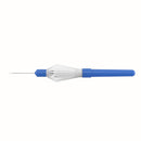 12-209-25DP Disposable Vitreoretinal Curved Scissors, 25 Ga, Plastic Handle 360ᵒ, 6 per Box