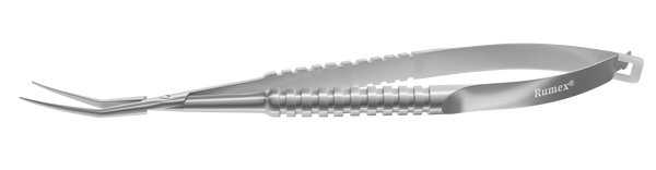 999R 4-20111S ICL Cartridge Loading Forceps, Angled 30° Long Jaws, Round Handle, Length 120 mm, Stainless Steel