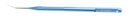 13-014 Straight Spatula, 1.00 mm Wide, 13.00 mm Long, Length 122 mm, Round Titanium Handle