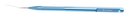 13-020 Curved Spatula, 0.25 mm Wide, 12.00 mm Long, Length 122 mm, Round Titanium Handle
