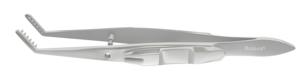 999R 4-131S Jameson Muscle Forceps, Right, 6 Teeth, Slide Lock, Length 100 mm, Stainless Steel