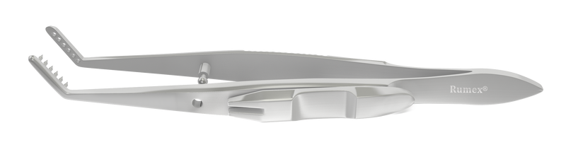 999R 4-131S Jameson Muscle Forceps, Right, 6 Teeth, Slide Lock, Length 100 mm, Stainless Steel