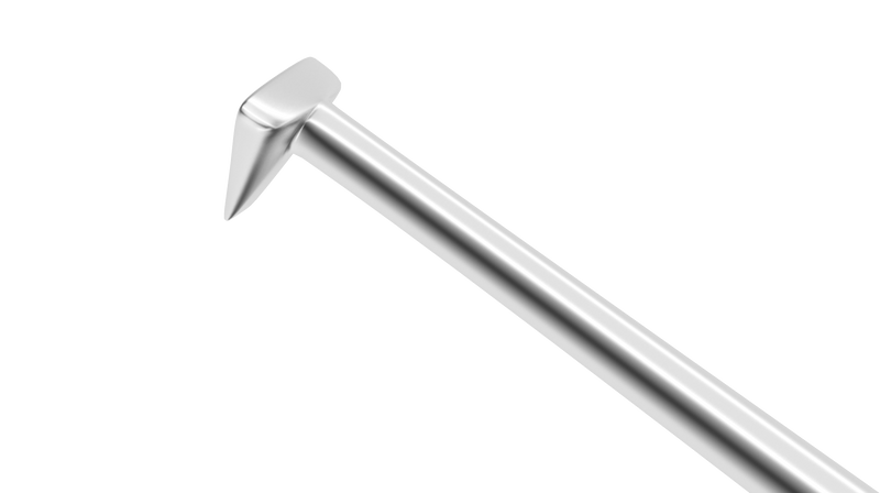 999R 20-131 LASEK Epithelial Micro Hoe, Length 122 mm, Round Titanium Handle