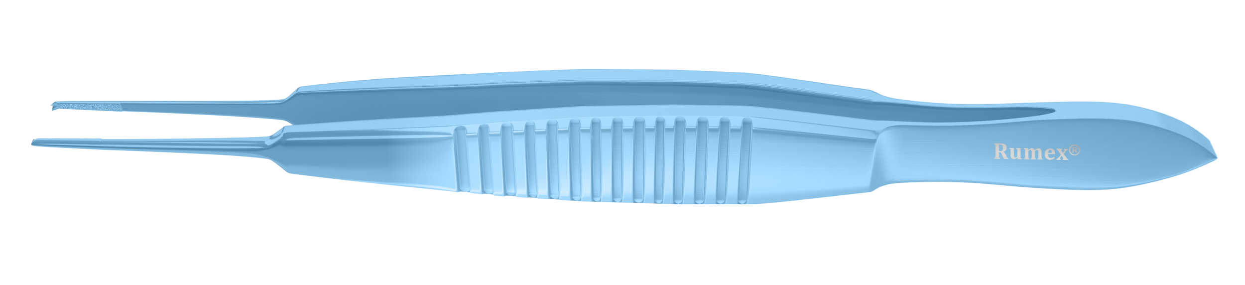 195R 4-0822T Castroviejo Fixation Forceps, 0.50 mm, 1x2 Teeth, without Tying Platform, Length 109 mm, Titanium