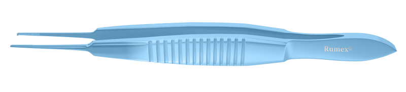 195R 4-0822T Castroviejo Fixation Forceps, 0.50 mm, 1x2 Teeth, without Tying Platform, Length 109 mm, Titanium