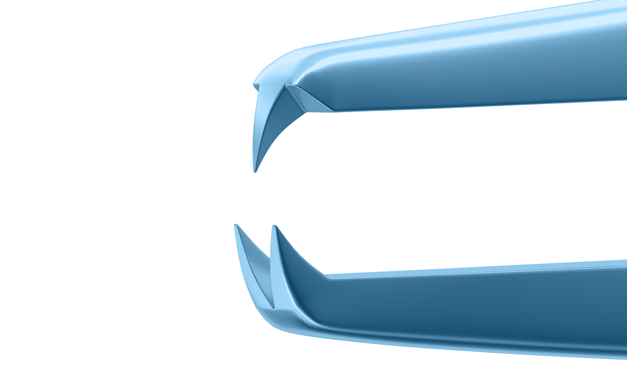 195R 4-0822T Castroviejo Fixation Forceps, 0.50 mm, 1x2 Teeth, without Tying Platform, Length 109 mm, Titanium