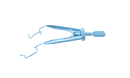 14-040T Lieberman Temporal Speculum, 14.00 mm V-Shaped Blades, Round Branches, Adult Size, Length 76 mm, Titanium