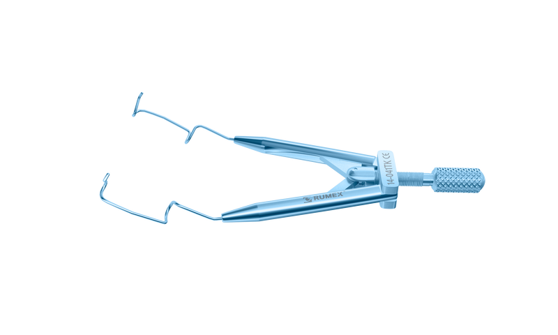 999R 14-041TK Lieberman Nasal Speculum, 14.00 mm Kratz Style Blades, Round Branches, Length 70 mm, Titanium