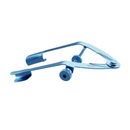 14-045T Lancaster Eye Speculum, Adjustable Mechanism with Locking Nut, 16.00 mm Solid Blades, Length 70 mm, Titanium