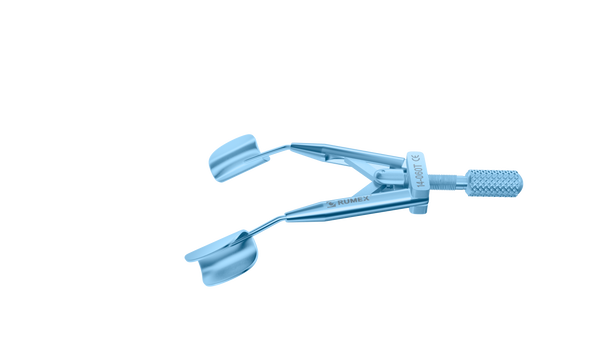 089R 14-060T Kershner Reversible Speculum, 14.00 mm Solid Blades, Round Branches, Length 70 mm, Titanium