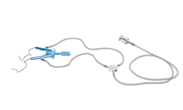 999R 14-080LA Lieberman Temporal Speculum with Aspiration, Adult Size, 14.00 mm Rounded Open Blades, Specially Designed for LASIK, Length 78 mm