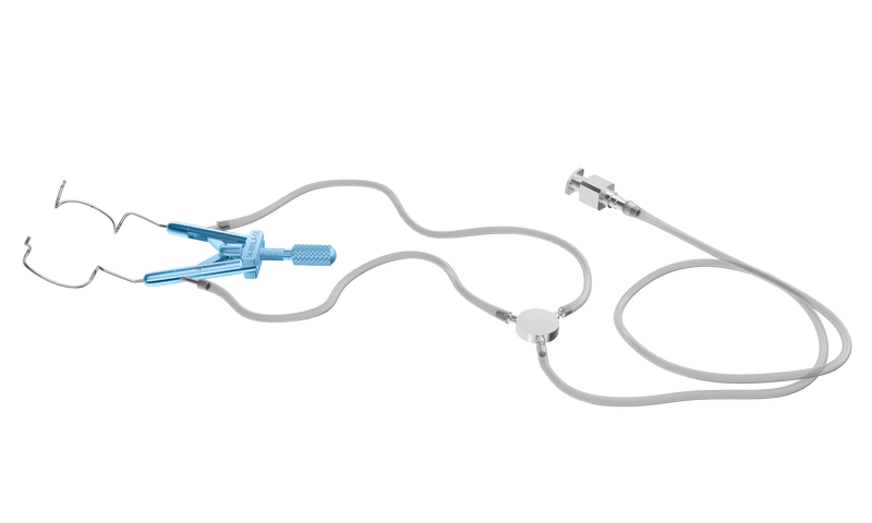 999R 14-081LA Lieberman Nasal Speculum with Aspiration, Adult Size, 14.00 mm Rounded Open Blades, Specially Designed for LASIK, Length 75 mm