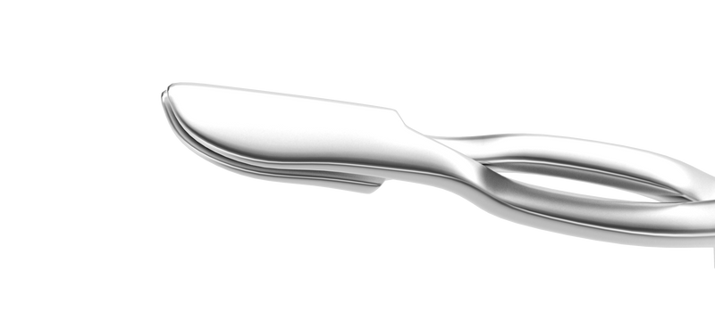 999R 7-1161S Combo Prechopper, Sharp & Blunt Blades, Straight, Cross-Action, Max Opening 3.00 mm, Round Handle, Length 121 mm, Stainless Steel