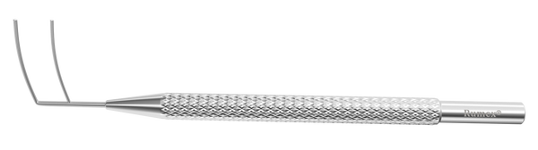 999R 16-012S Harms Trabeculotome, Left, 9 mm Long Pointed Tips with 3.00 mm Spread, Length 51 mm, Stainless Steel