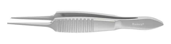 081R 4-0607S Bishop-Harmon Suturing Forceps, 0.30 mm, 1x2 Teeth, 5.00 mm Tying Platform, Length 87 mm, Stainless Steel