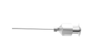 15-049-30 Irrigating Cannula, Straight Blunt Tip, 30 Ga x 25 mm, Polished