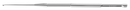 16-063S Meyerhoefer Chalazion Curette, Size 0-1.50 mm, Length 135 mm, Round Handle, Stainless Steel