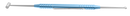 16-111 Schocket Double-Ended Scleral Depressor, with Pocket Clip, Length 143 mm, Round Titanium Handle