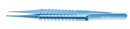 133R 4-185T Tennant Straight Tying Forceps, Extra-Delicate Tips, for 9-0 to 11-0 Sutures, Round Handle, Length 108 mm, Titanium