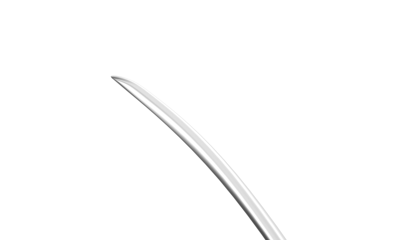 999R 13-172 Dissector for DALK Procedure, 12.00 mm Tip, Length 122 mm, Round Titanium Handle