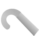 5-020 Iris Hook, Angled, Length 121 mm, Round Titanium Handle