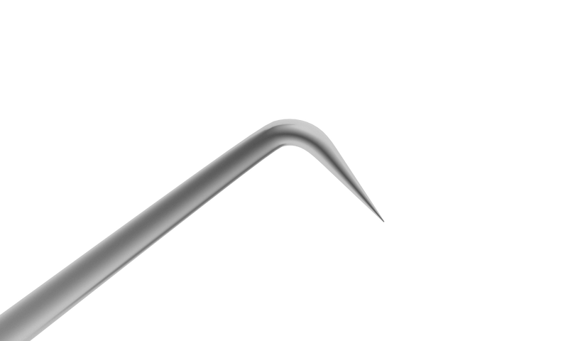 999R 7-127 Chang Chopper, Double-Ended, RHD, Length 125 mm, Round Titanium Handle