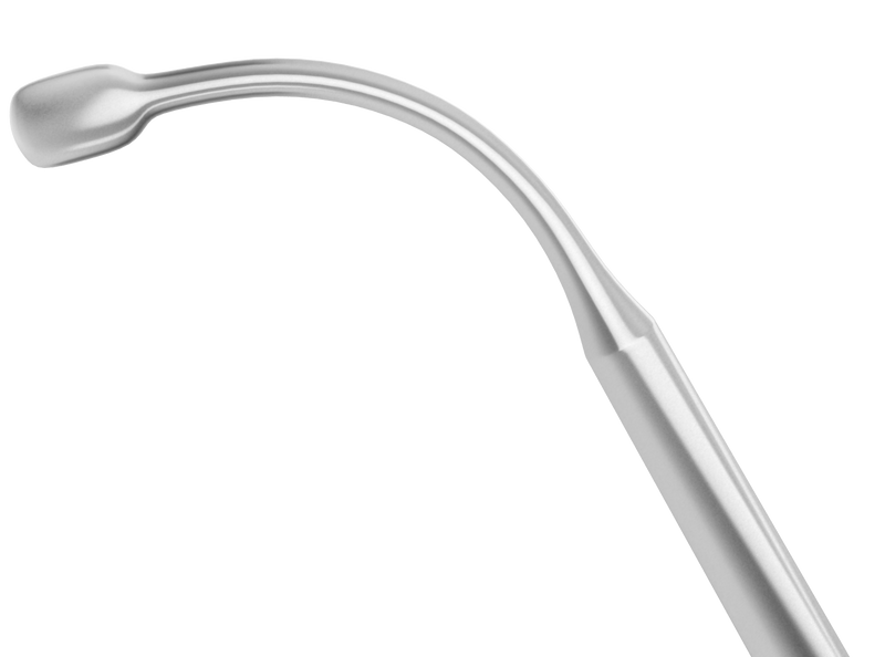 999R 7-126 Triple Edge Phaco Chopper with Polisher Tip, Length 117 mm, Round Titanium Handle