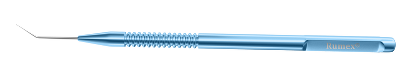 999R 5-036 Fenzl Hook, Angled, Length 121 mm, Round Titanium Handle