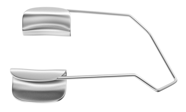 999R 14-0231 Barraquer Eye Speculum, Temporal, Solid Blades, Child Size, 11.00 mm Blades, Length 35 mm, Stainless Steel