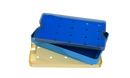 081R 18-304 Plastic Sterilization Tray with Silicone Finger Mat, Extra Large, 254×152×19 mm, 10×6×0.75″