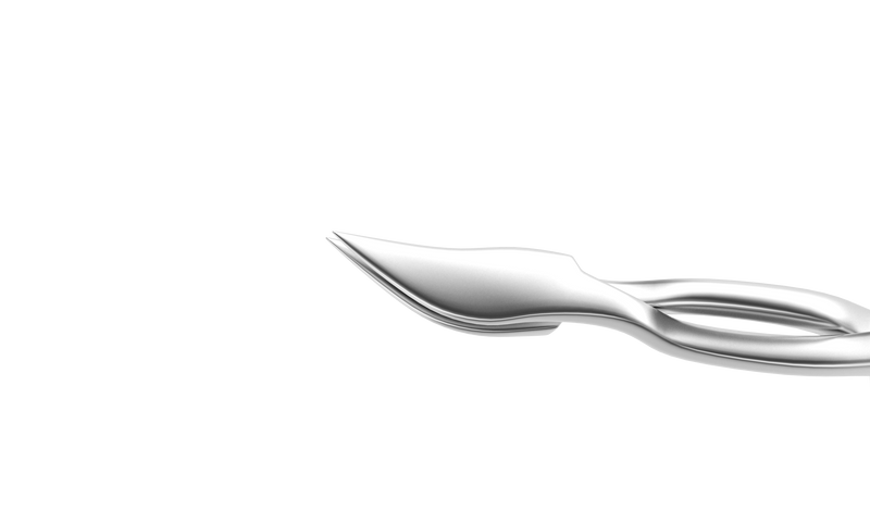 999R 7-1163S Akahoshi Hybrid Combo Prechopper, Straight, Cross-Action, Max Opening 3.00 mm, Round Handle, Length 121 mm, Stainless Steel