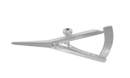 2-010S Castroviejo Caliper, Measure 0-20 mm, Both Sides Scale, Length 87 mm, Stainless Steel