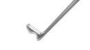 999R 7-079 Double Phaco Spatula (Small Pupil Snapper Hook & Micro Finger), Length 132 mm, Round Titanium Handle