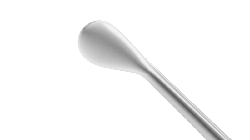 211R 7-093S Drysdale Nucleus Manipulator, Regular Tip, Round Handle, Length 121 mm, Stainless Steel