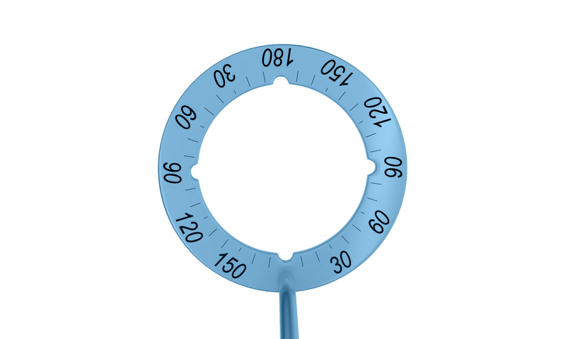 999R 2-033T Grooved Mendez Degree, with 4 Grooves, 13.00/18.00 mm Diameters, Length 136 mm, Titanium