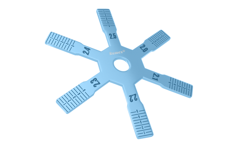 999R 2-064T Adler Wound Gauge, 2.00-2.50 mm Ranges, Titanium