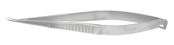 999R 11-015S Castroviejo Curved Corneal Scissors, Medium, Blunt Tips, 13.00 mm Blades, Length 110 mm, Stainless Steel
