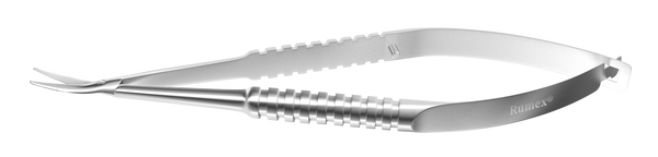 999R 11-035S Universal Corneal Scissors, Blunt Tips, 11.00 mm Curved Blades, Round Handle, Length 112 mm, Stainless Steel